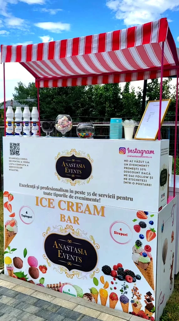 Ice cream bar pentru evenimente